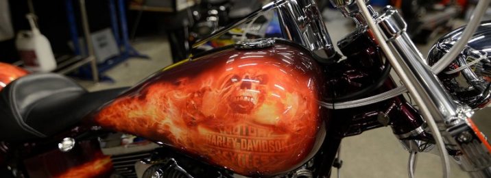 Hellfire Custom Digital Motorcycle Graphics
