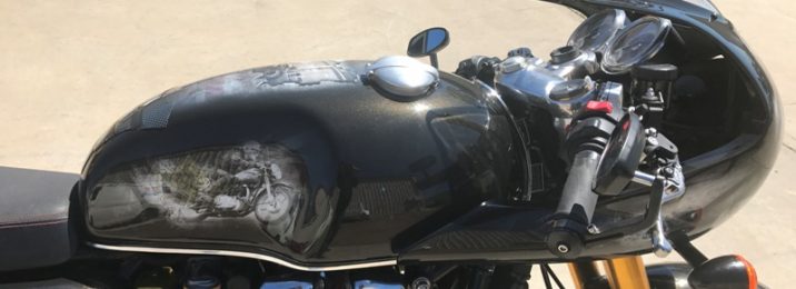 Custom Motorcycle Graphics - Cafe Racer
